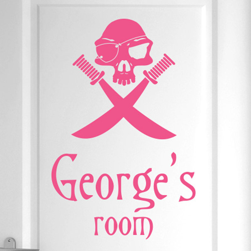 Nautical & Beach Wall Decal, Pink