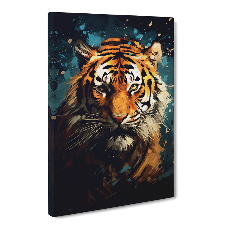 Tiger Digital - Print, 60cm H x 40cm W x 3cm D