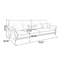 Causeuse de coussin standard en cuir véritable-397807221