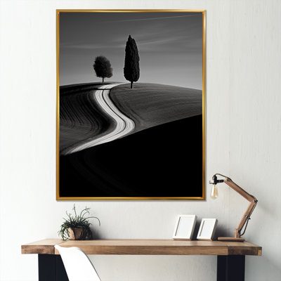 Minimalisme sur la route des paysages II sur toile