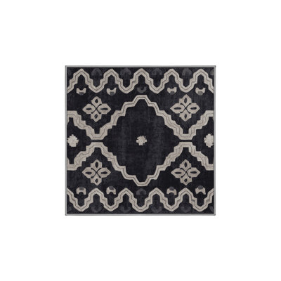 Machine Washable Purple Area Rug