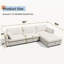 Canapés modulaires modulaires avec structure robuste, canapé en L avec repose-pieds convertible, canapé 3 places avec dossier réglable, canapé modulaire moderne avec coussin confortable-439560805