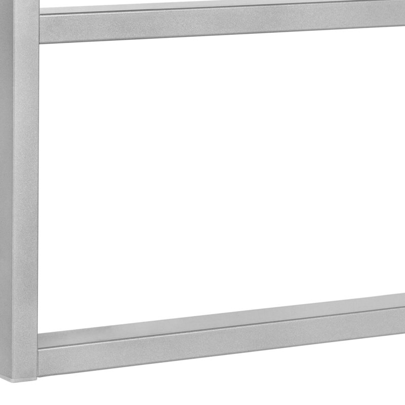 Bureau d'ordinateur, bureau personnel, ordinateur portable, l 48 po, stratifié de travail, métal, contemporain, moderne