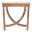 Chaise d’appoint rembourrée en lin beige Monet