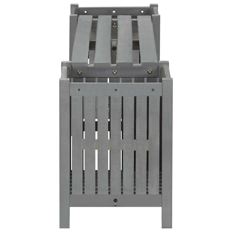 Lunedi Wooden Planter Bench