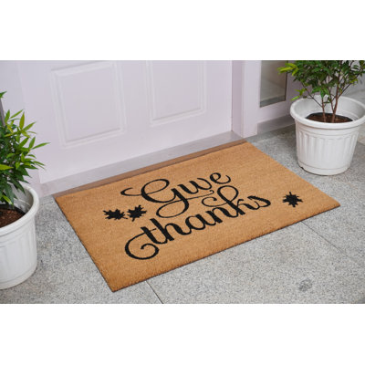 Ayvian Non-Slip Thanksgiving Outdoor Doormat