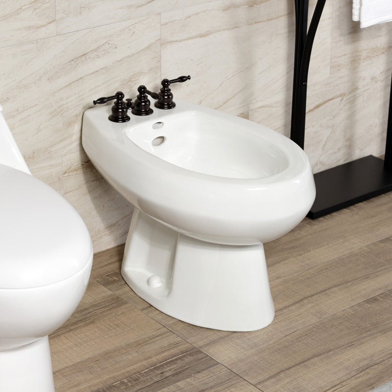 Robinet de bidet à poignée verticale Kingston, Bronze huilé