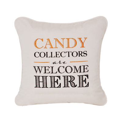 Holiday Pillows Candy Collectors Sunbrella® Throw Pillow