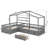 Bladric Twin Size House Platform Bed with Three Storage Drawers-91903841