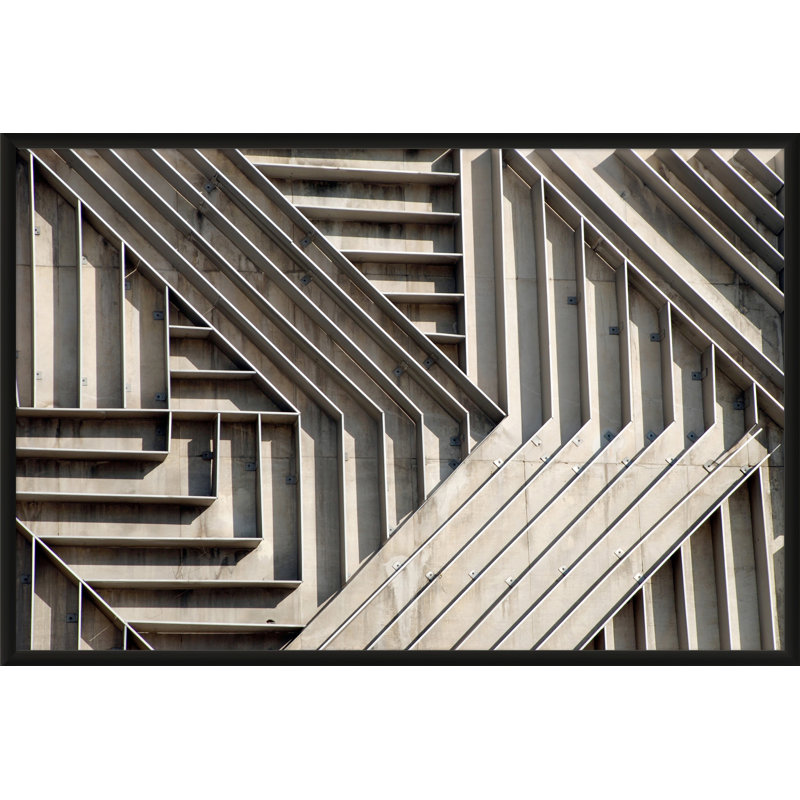 Light and Shadows' Framed Photographic Print on Glass