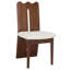 Chaise rembourrée en bois massif Kieran-610533849