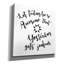 «Today Stray Quote» par Art Licensing Studio, art mural sur toile