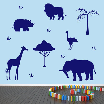 Adhésif décoratif safari africain