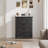34 Inch 4-Drawer Vertical Chest, Solid Wood Storage Dresser for Bedroom, Living Room, Walnut Finish-1493579185