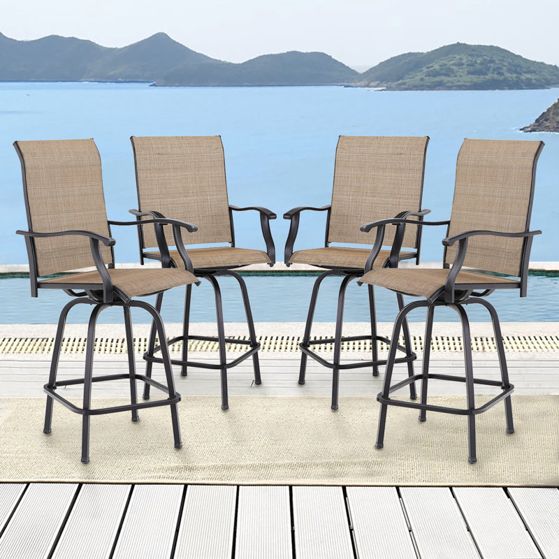 Tabouret de bar pivotant 29,9 po Alyne