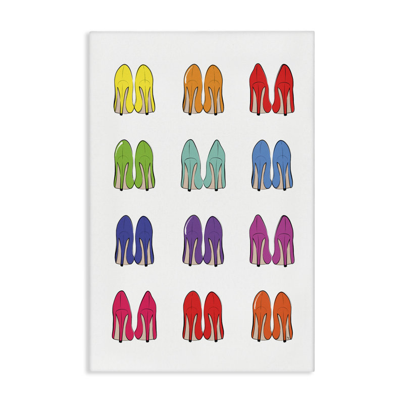«Rainbow High Heels» par Martina Pavlova, H 24 po x l 16 po