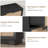 5 Drawer Rattan Dresser, Tall Chest with Metal Handles and Solid Wood Base, Storage Organizer for Bedroom, Living Room-1296569839