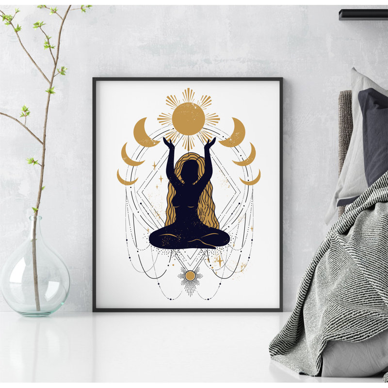 Cosmic Lady - Print on Plastic / Acrylic