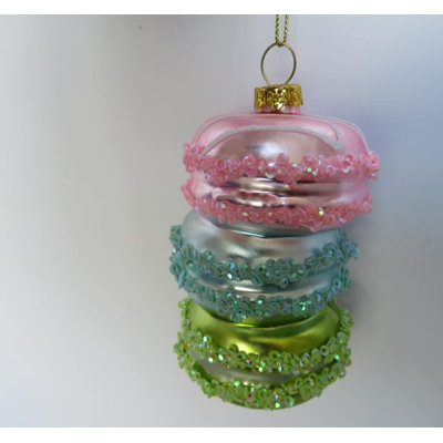 3.5'' Glass Hanging Figurine Ornament