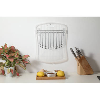 Home Basics 2-Tier Plastic Dish Drainer, White – DaysMarketplace