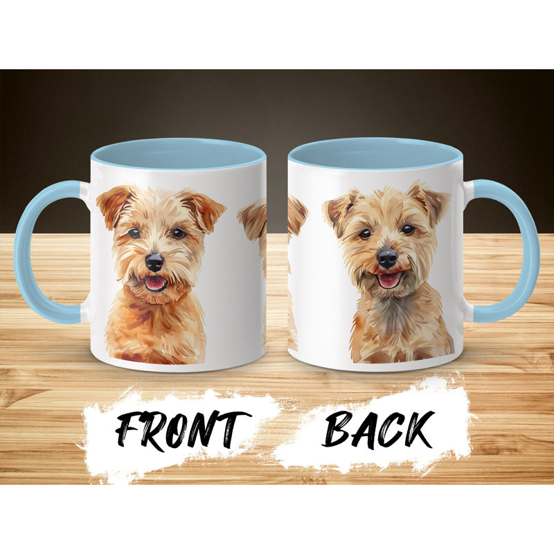 Ceramic Coffee Mug, 2, Light Blue