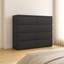 8 Drawer Tall Dresser Storage Chest, Spacious Wooden Drawer Organizer Unit with Sturdy Construction, Freestanding Storage Furniture