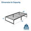 Structure de lit plateforme simple