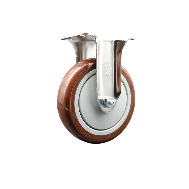 Polyurethane Caster, Maroon