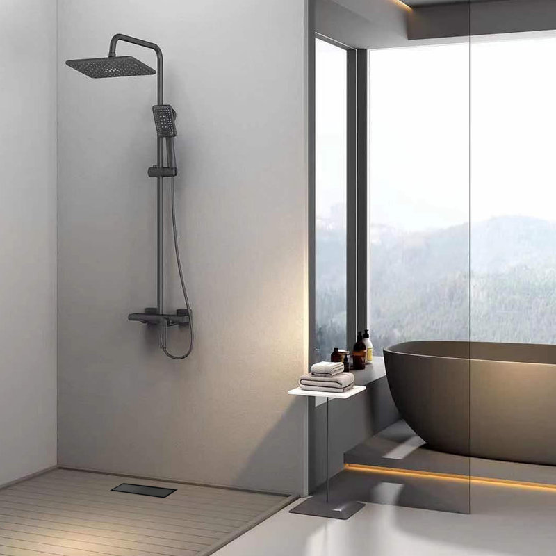 Linear Grid Shower Drain