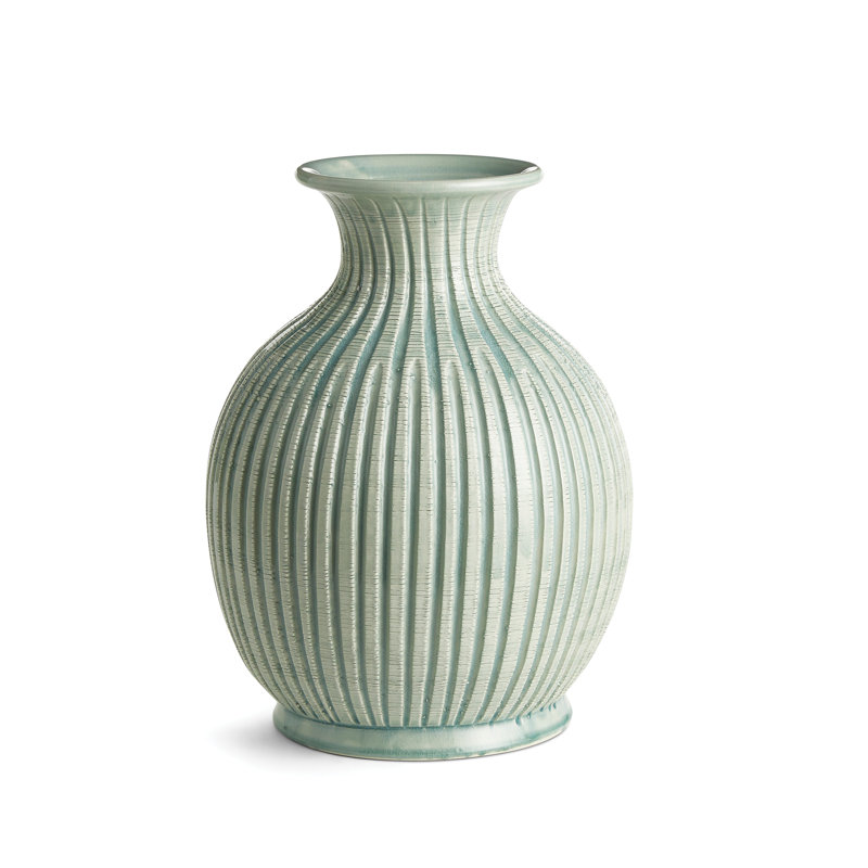 Graffio Handmade Table Vase, Celadon