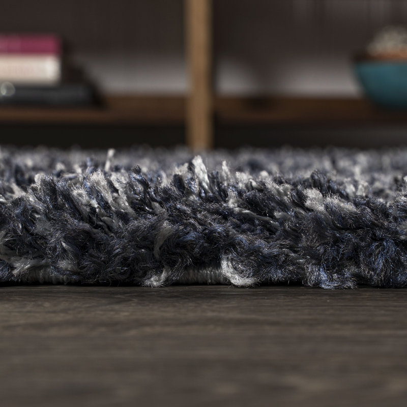 Tapis bleu Felicdad, Rectangle 7 pi 9 po x 10 pi