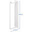 Organisateur de cintres magnétique, support de 2 cintres, blanc