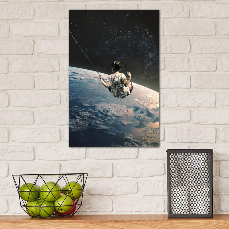 Swing 1 Piece Wrapped Canvas Wall Art, 30.48 cm H x 45.72 cm W, Wrapped Canvas