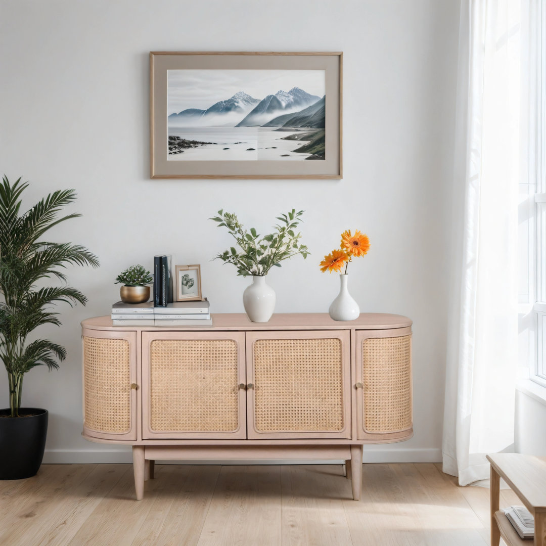 Sideboard Amandalee aus Massivholz 140 cm