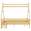 Lit plateforme en bois avec escalier Relora-125427558-125427560