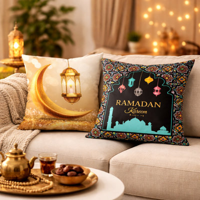 Housse de coussin 2 pièces Ramadan