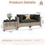 Causeuse d'extérieur avec coussin-1804377436
