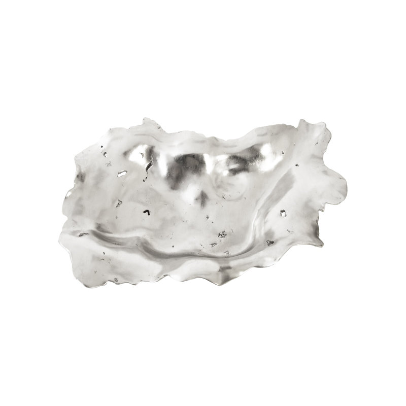 Bol en bois de rose, argent