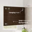 Miroir rectangulaire en bois de chêne gris 30 "x 24" Eviva Reflection-880915264-880915269