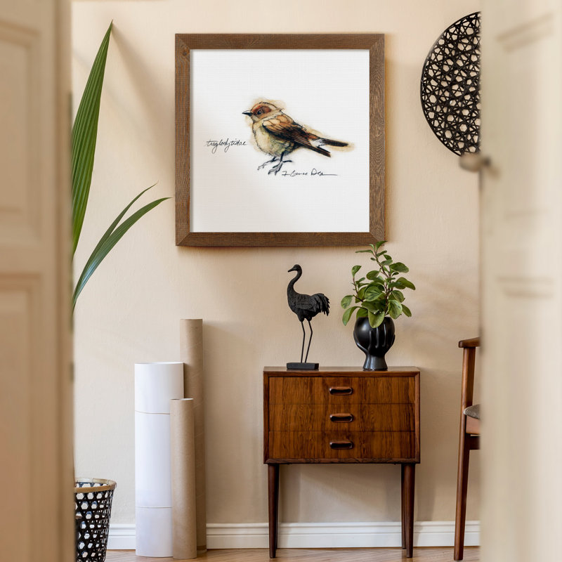 Mixed signaux I-reproduction de photo sur toile encadrée, H 31,5 po x l 31,5 po x P 1,5 po, Érable encadré