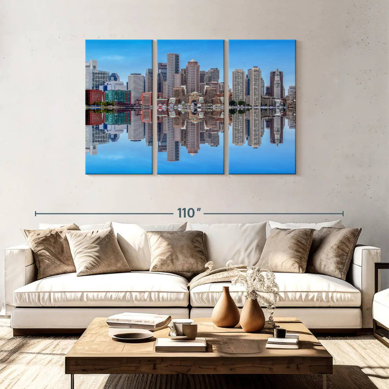 Reflet de l'horizon de Sirci Boston, H 48 po x l 74 po