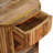 Solid Wood Soba Ball Open Slot Bedside