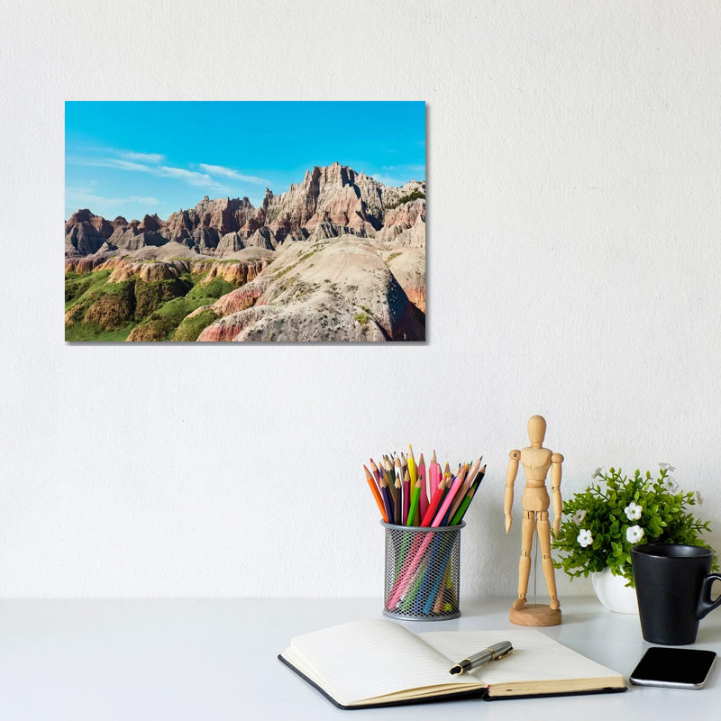 Badlands II 1 Piece Wrapped Canvas Wall Art, 20.32 cm H x 30.48 cm W