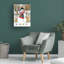 «Winter Snowman» par Wendy Edelson, art sur toile-1380246663