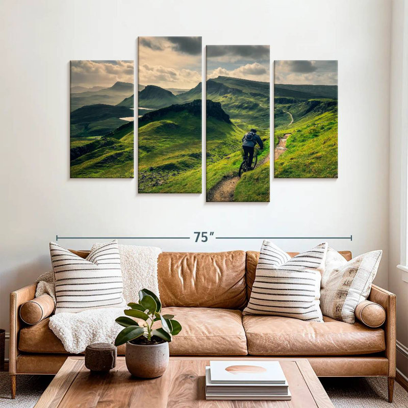 Sireci Mountain Biking Trail, 42" H x 68" W