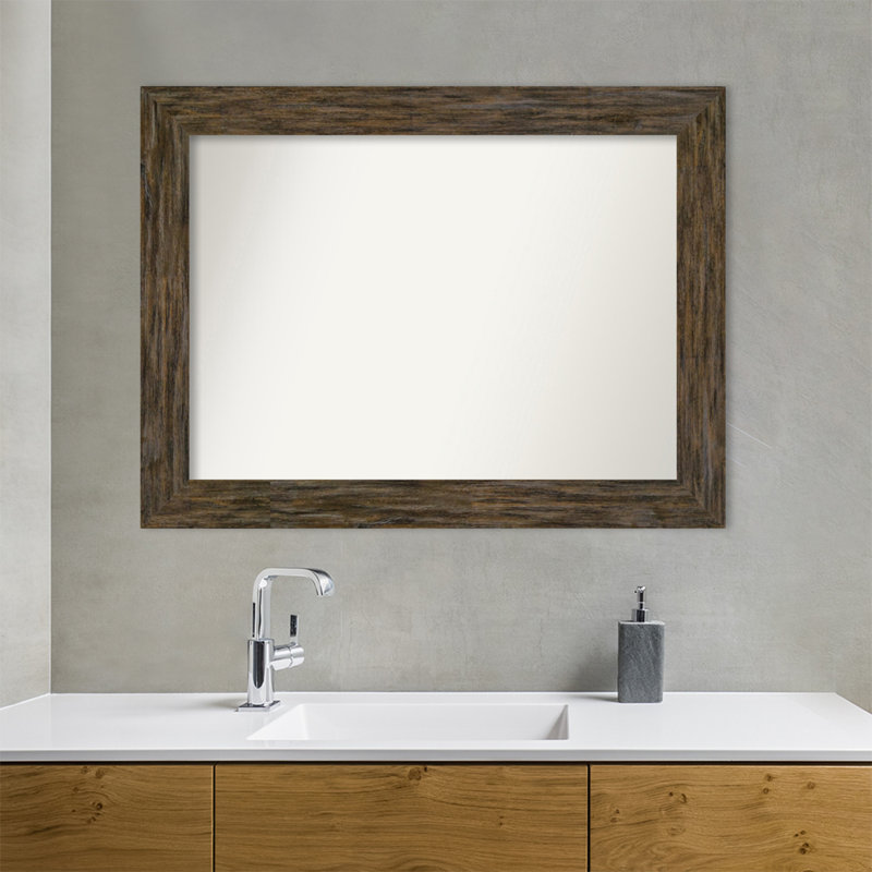 Miroir de salle de bain Fencepost, H 34 po x l 45 po