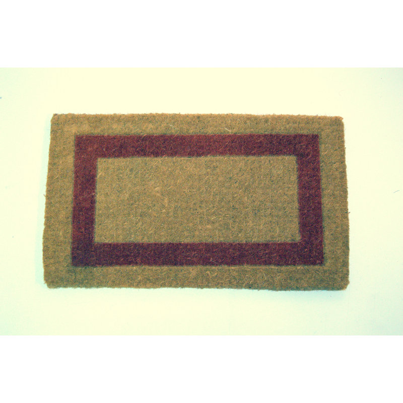 Tapis d'entrée simple en brique Izzo L 48 po x l 30 po, Rectangle 2 pi x 3 pi 3 po