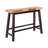 Colynn Saddle Seat Bench with Angled Frame, Sandblasted Acacia Wood-1784632673