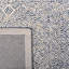 Tapis bleu marine / crème en laine touffeté à la main Basham-1616634322