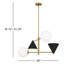 Lustre 4 lumières Laurene-88144603-88144606